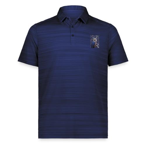Crystalized Forest Owl T-Shirt - Augusta Sportswear Men's Pursuit Polo
