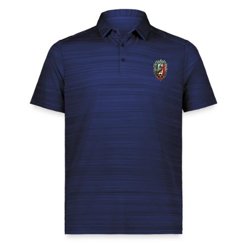 Italy Wolf Fury T-Shirt, Italian Flag Pride Gift - Augusta Sportswear Men's Pursuit Polo