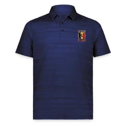 Belgium Lion Crest T-Shirt, Belgian Flag Gift - Augusta Sportswear Men's Pursuit Polo