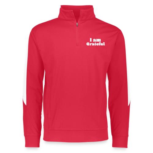 I Am Grateful Affirmation Quote Merch - Augusta Sportswear Adult Medalist 2.0 Pullover
