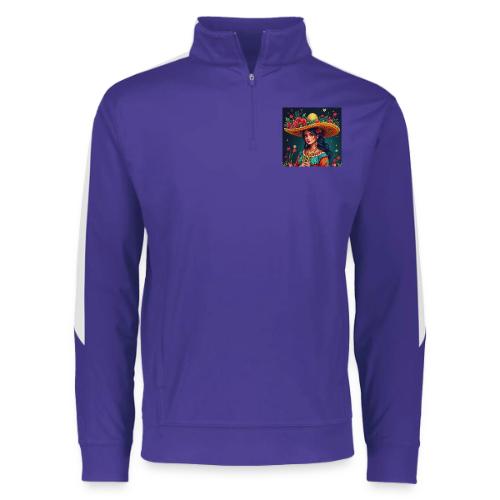 Mexican Design, Regional Mexican Charro Woman - Augusta Sportswear Adult Medalist 2.0 Pullover