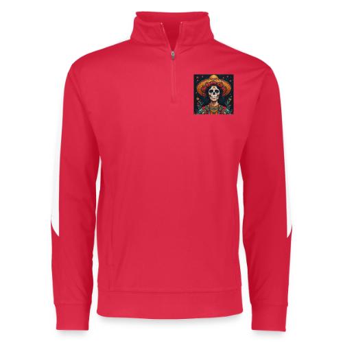 Charra Skull Art | Traditional Mexican Design - Augusta Sportswear Adult Medalist 2.0 Pullover