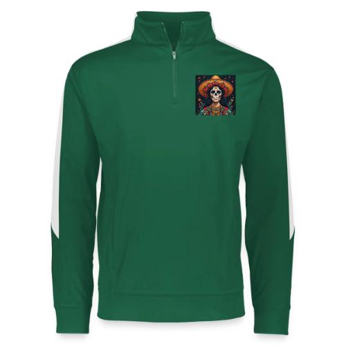 Charra Skull Art | Traditional Mexican Design - Augusta Sportswear Adult Medalist 2.0 Pullover