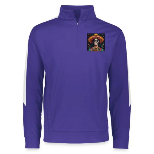 Charra Skull Art | Traditional Mexican Design - Augusta Sportswear Adult Medalist 2.0 Pullover