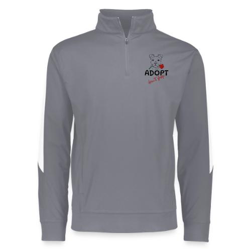 Retro Adopt Dont Shop Cute Puppy Rose Tee - Augusta Sportswear Adult Medalist 2.0 Pullover