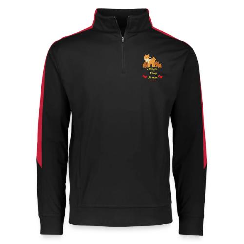 Cute Dog Family Love – “I Love You Purry So much - Augusta Sportswear Adult Medalist 2.0 Pullover