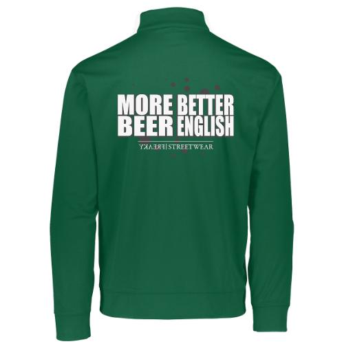 more beer better english - Augusta Sportswear Adult Medalist 2.0 Pullover