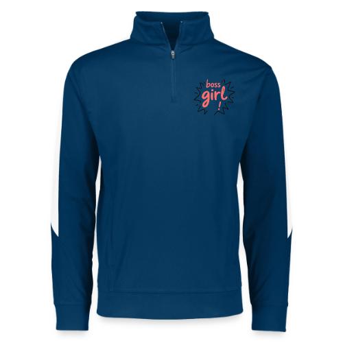 Boss Girl Bold Feminist Statement - Augusta Sportswear Adult Medalist 2.0 Pullover