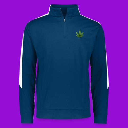 Cannabis Leaf - Augusta Sportswear Adult Medalist 2.0 Pullover