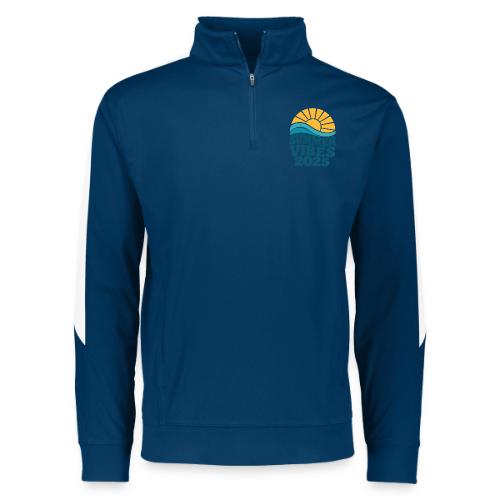 Summer Vibes 2025 Retro Sunset T-Shirt | Fun Beach - Augusta Sportswear Adult Medalist 2.0 Pullover
