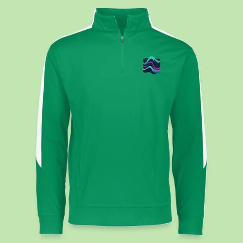 Abstract Wavy Ocean Pattern - Augusta Sportswear Adult Medalist 2.0 Pullover