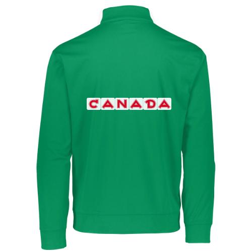 Canada, red letters on white background - Augusta Sportswear Adult Medalist 2.0 Pullover