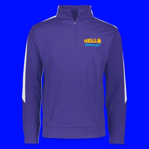 Kreative In Kinder Hello Summer! - Augusta Sportswear Adult Medalist 2.0 Pullover
