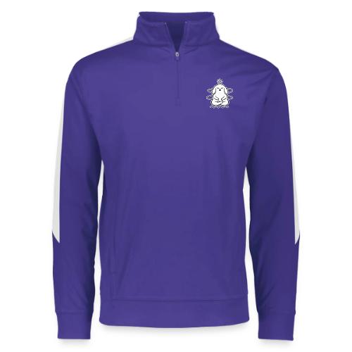 Cute Meditating Bunny Zen Yoga Animal - Augusta Sportswear Adult Medalist 2.0 Pullover