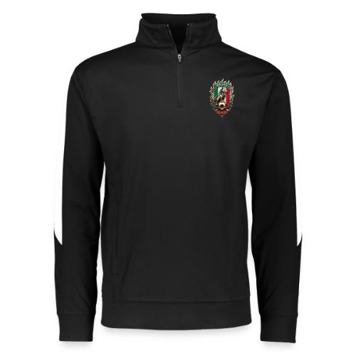 Italy Wolf Fury T-Shirt, Italian Flag Pride Gift - Augusta Sportswear Adult Medalist 2.0 Pullover