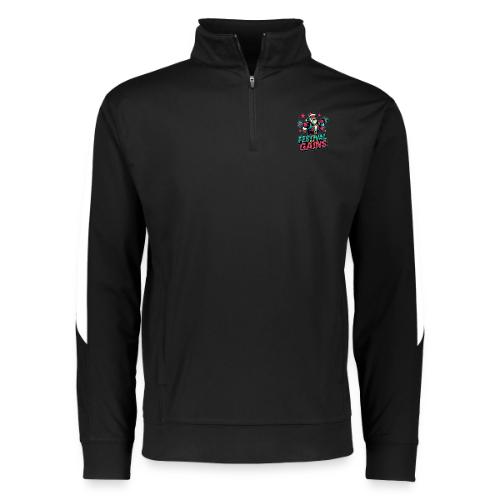 Festival of Gains Funny Gym Santa Christmas - Augusta Sportswear Adult Medalist 2.0 Pullover