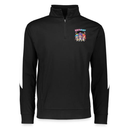 Cute Chibi Birthday Idol Girls - Augusta Sportswear Adult Medalist 2.0 Pullover