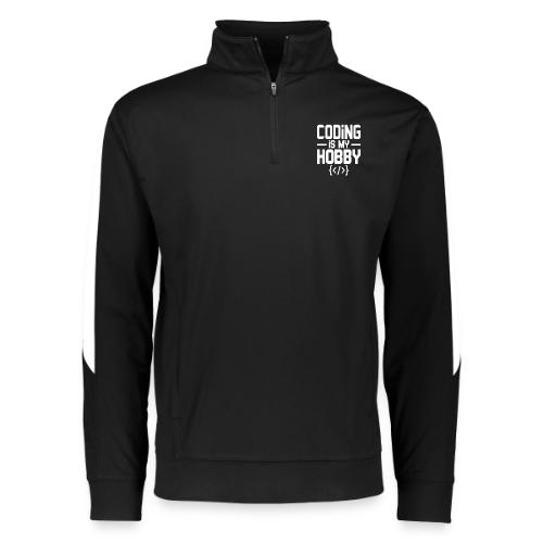 Coding Is My Hobby Typography - Augusta Sportswear Adult Medalist 2.0 Pullover