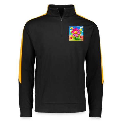 Pink Floral Peace | Sky & Nature Design - Augusta Sportswear Adult Medalist 2.0 Pullover