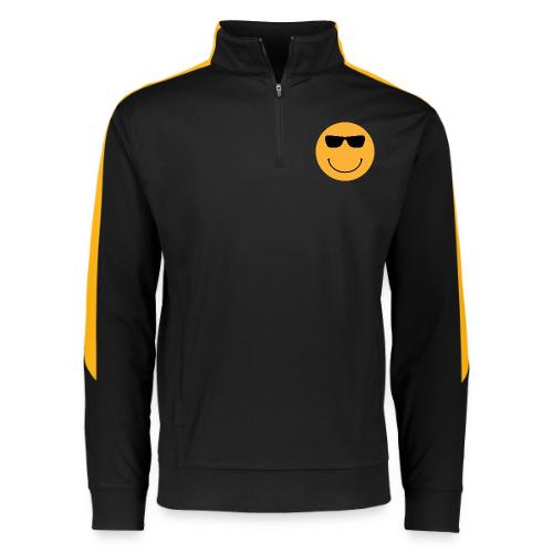 Orange Face with Sunglasses - Augusta Sportswear Adult Medalist 2.0 Pullover