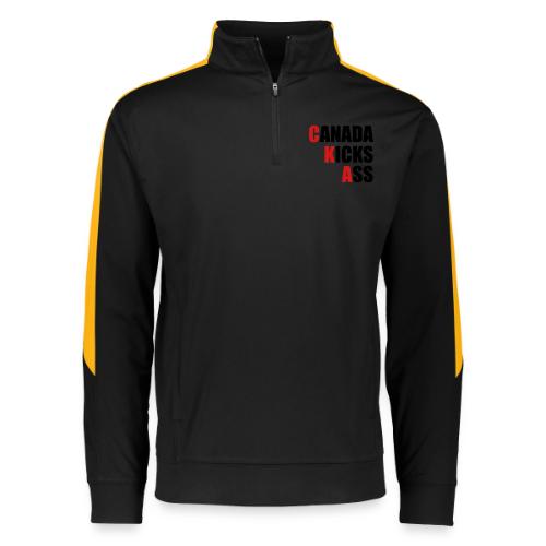 Canada Kicks Ass Vertical - Augusta Sportswear Adult Medalist 2.0 Pullover