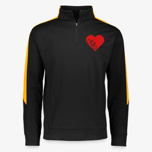 Bike in heart - Augusta Sportswear Adult Medalist 2.0 Pullover