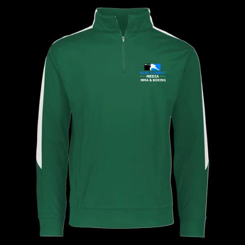 RCM MMA & BOXING Light Blue White Text - Augusta Sportswear Adult Medalist 2.0 Pullover
