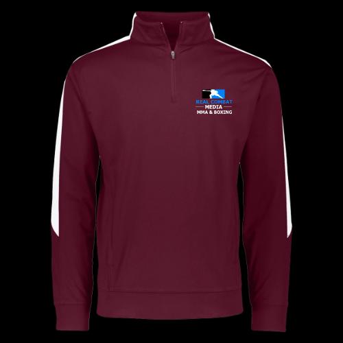 RCM MMA & BOXING Light Blue White Text - Augusta Sportswear Adult Medalist 2.0 Pullover