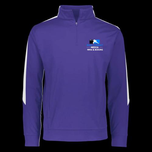 RCM MMA & BOXING Light Blue White Text - Augusta Sportswear Adult Medalist 2.0 Pullover