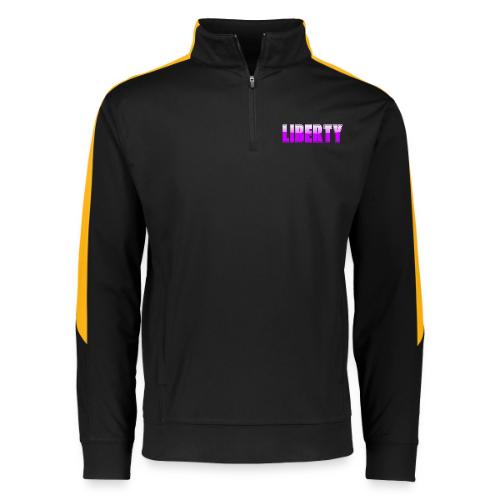 Liberty Typography Graphic Design - Augusta Sportswear Adult Medalist 2.0 Pullover