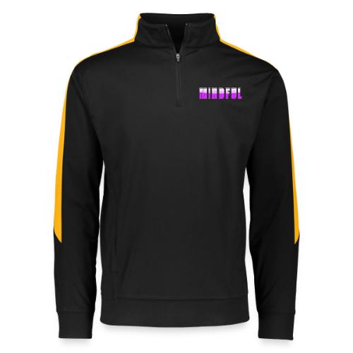 Mindful Typography Minimalist Design - Augusta Sportswear Adult Medalist 2.0 Pullover