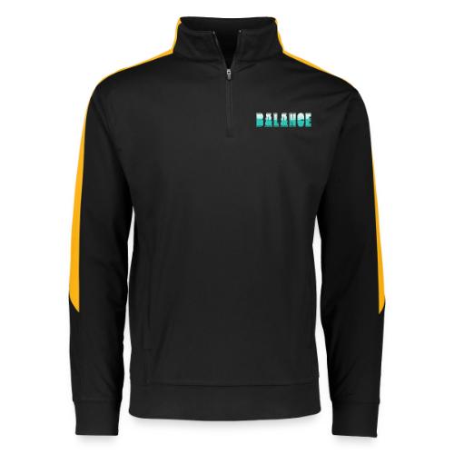 BALANCE Calm Teal Minimal Word Art Design - Augusta Sportswear Adult Medalist 2.0 Pullover