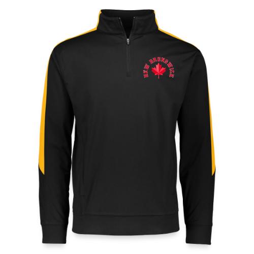 New Brunswick with maple leaf - Augusta Sportswear Adult Medalist 2.0 Pullover