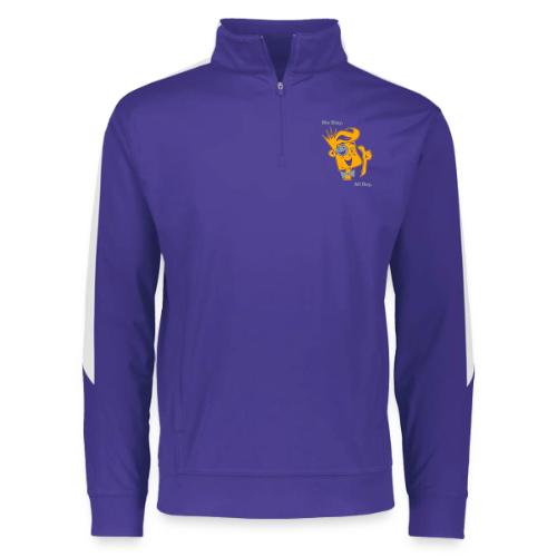 We Slay All Day Shiny Shirt Metallic Silver & Gold - Augusta Sportswear Adult Medalist 2.0 Pullover