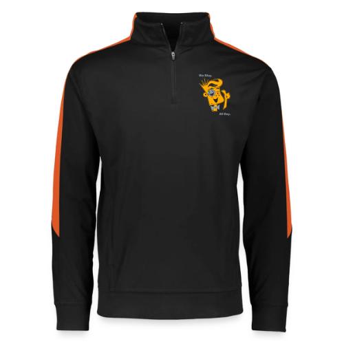 We Slay All Day Shiny Shirt Metallic Silver & Gold - Augusta Sportswear Adult Medalist 2.0 Pullover