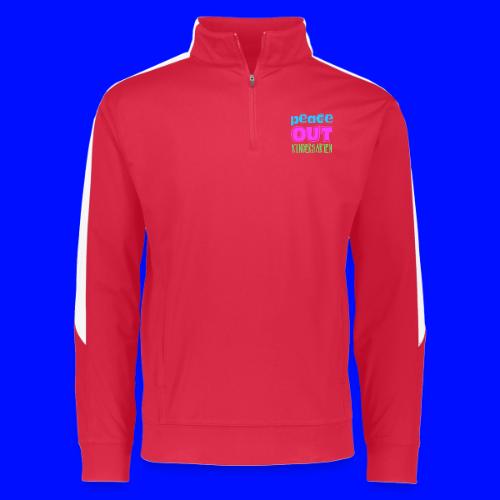 Kreative In Kinder Peace Out - Augusta Sportswear Adult Medalist 2.0 Pullover