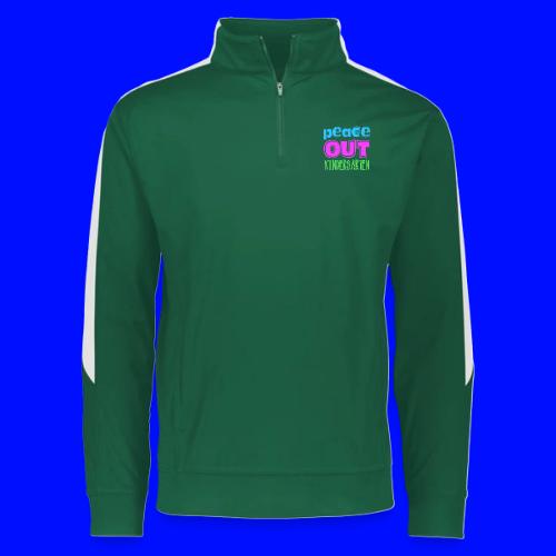 Kreative In Kinder Peace Out - Augusta Sportswear Adult Medalist 2.0 Pullover