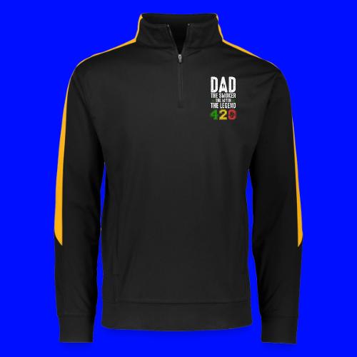 Gleeful Smoking dad The smoker the myth the legend - Augusta Sportswear Adult Medalist 2.0 Pullover