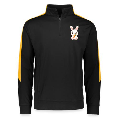 Cute Bunny Rabbit Holding Carrot – Kawaii Easter - Augusta Sportswear Adult Medalist 2.0 Pullover