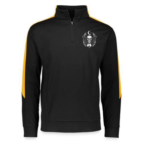 Skull butterfly dog tags - Augusta Sportswear Adult Medalist 2.0 Pullover