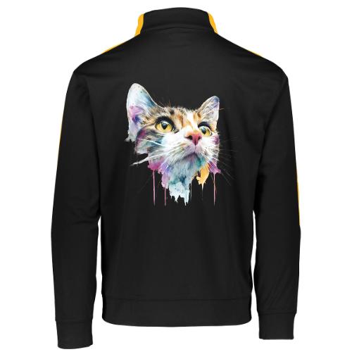 Chromatic Cat Splash - Augusta Sportswear Adult Medalist 2.0 Pullover