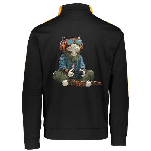 Cat: Purrfect Player - Augusta Sportswear Adult Medalist 2.0 Pullover