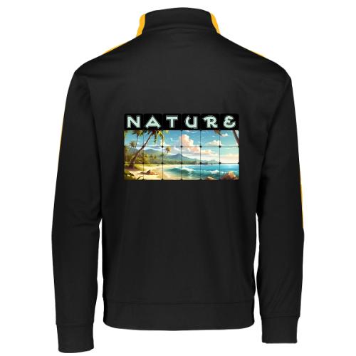 Nature: Sun-Kissed Shore - Augusta Sportswear Adult Medalist 2.0 Pullover