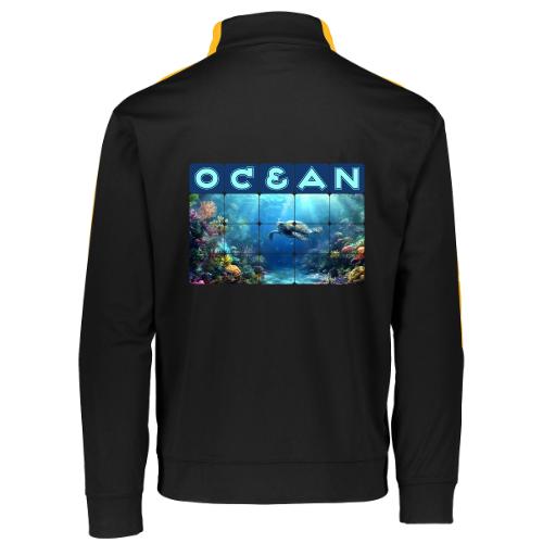 Ocean: Turtle Drift - Augusta Sportswear Adult Medalist 2.0 Pullover