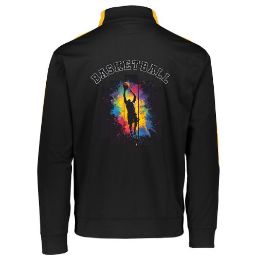 Basketball Slam Dunk Splash Design - Augusta Sportswear Adult Medalist 2.0 Pullover