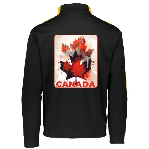 Canada Inked Leaf - Augusta Sportswear Adult Medalist 2.0 Pullover