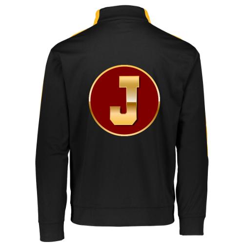 Letter J – Capital Varsity Alphabet Monogram - Augusta Sportswear Adult Medalist 2.0 Pullover