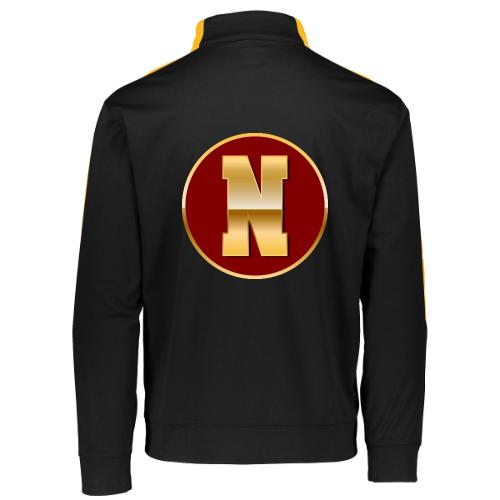 Letter N – Capital Varsity Alphabet Monogram - Augusta Sportswear Adult Medalist 2.0 Pullover