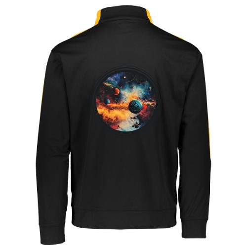 Cosmic Brush Planets - Augusta Sportswear Adult Medalist 2.0 Pullover