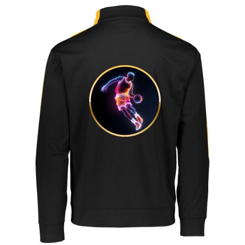 Neon Basketball Player - Augusta Sportswear Adult Medalist 2.0 Pullover
